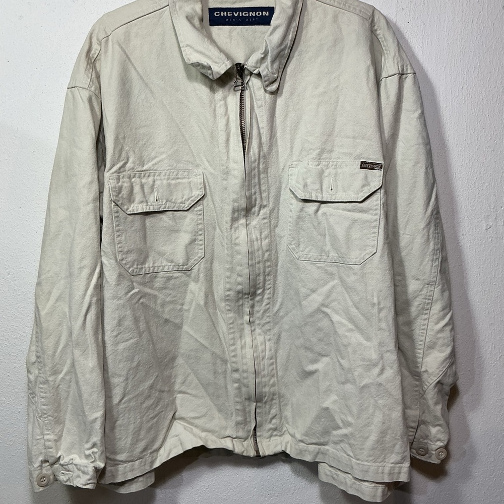Chevignon Men's Light Tan Shirt Jacket